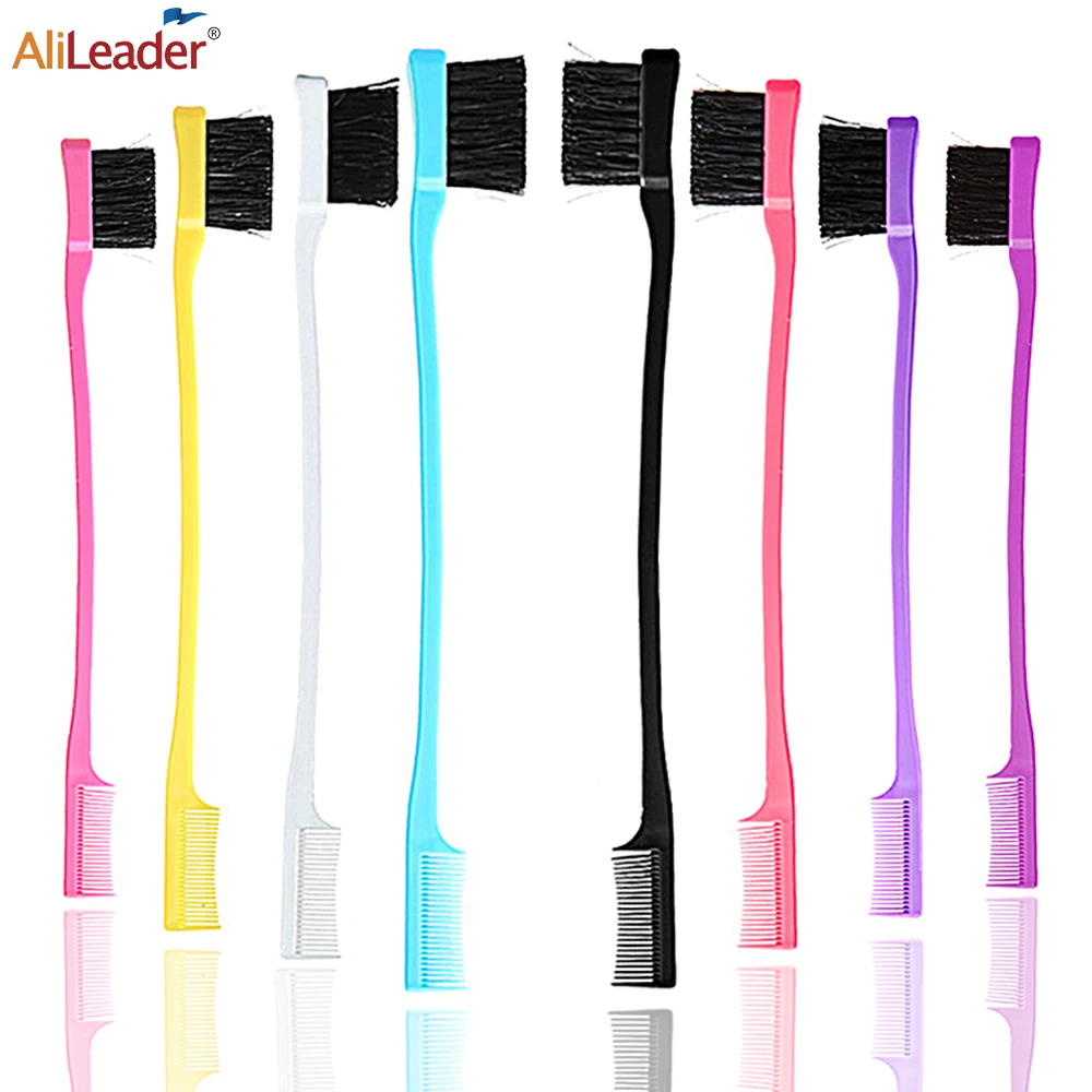 

Beauty Tools Edge Comb Baby Hair Brush for Women Girls Double Sided Edge Control Hair Comb Styling Brush