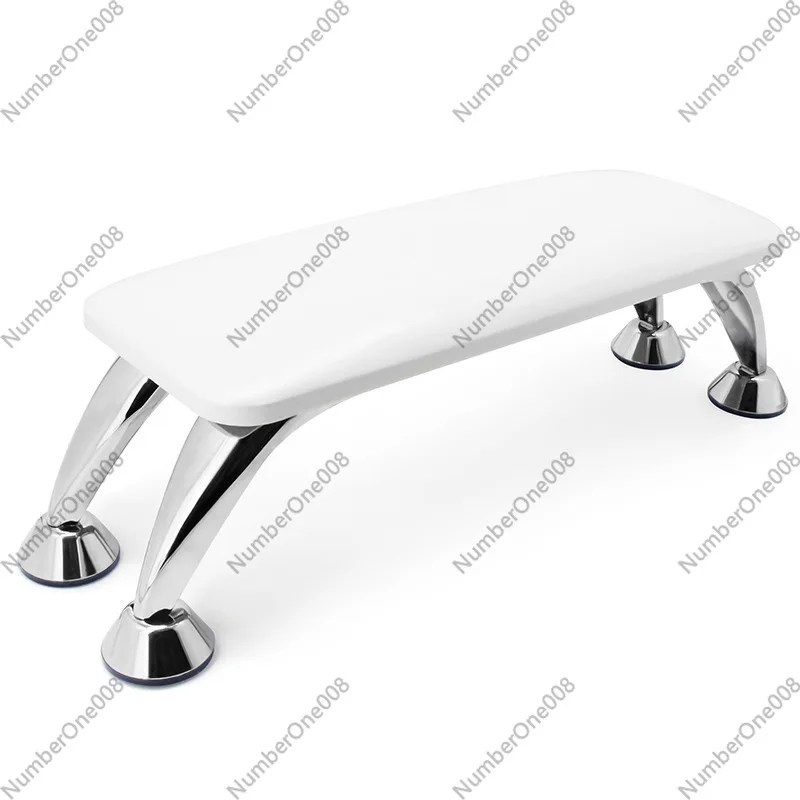 PU European Style Large Nail Arm Rest Pillow with Nail Lamp and Foot Stool Manicure Salon Tool Set