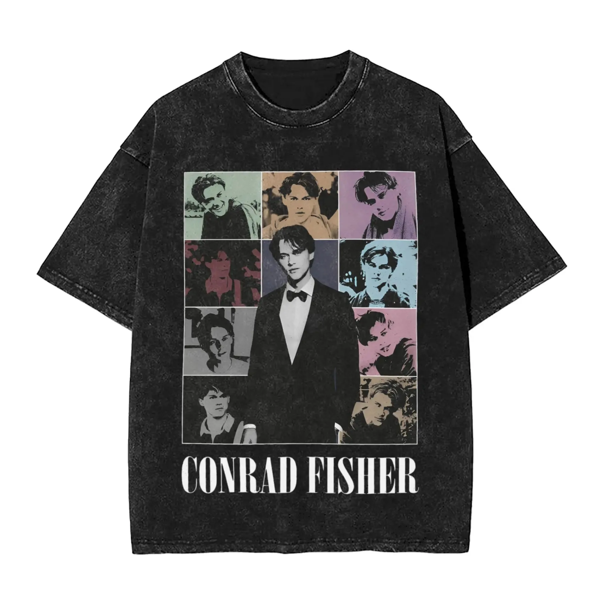 25 كونراد وإرميا تي شيرت لمحبي القطن مضحك بلايز النساء الرجال Crewneck فريق كونراد تيز ملابس قصيرة الأكمام حجم كبير