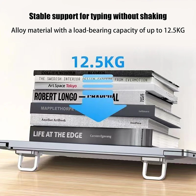 Adjustable Folding Laptop Stand Mini Legs Ultra-thin Portable Support For Macbook Notebook Cooling Holder Feet Invisible Bracket
