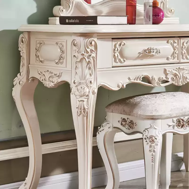 Dresser bedroom solid wood dressing table Jane Princess small luxury apartment makeup