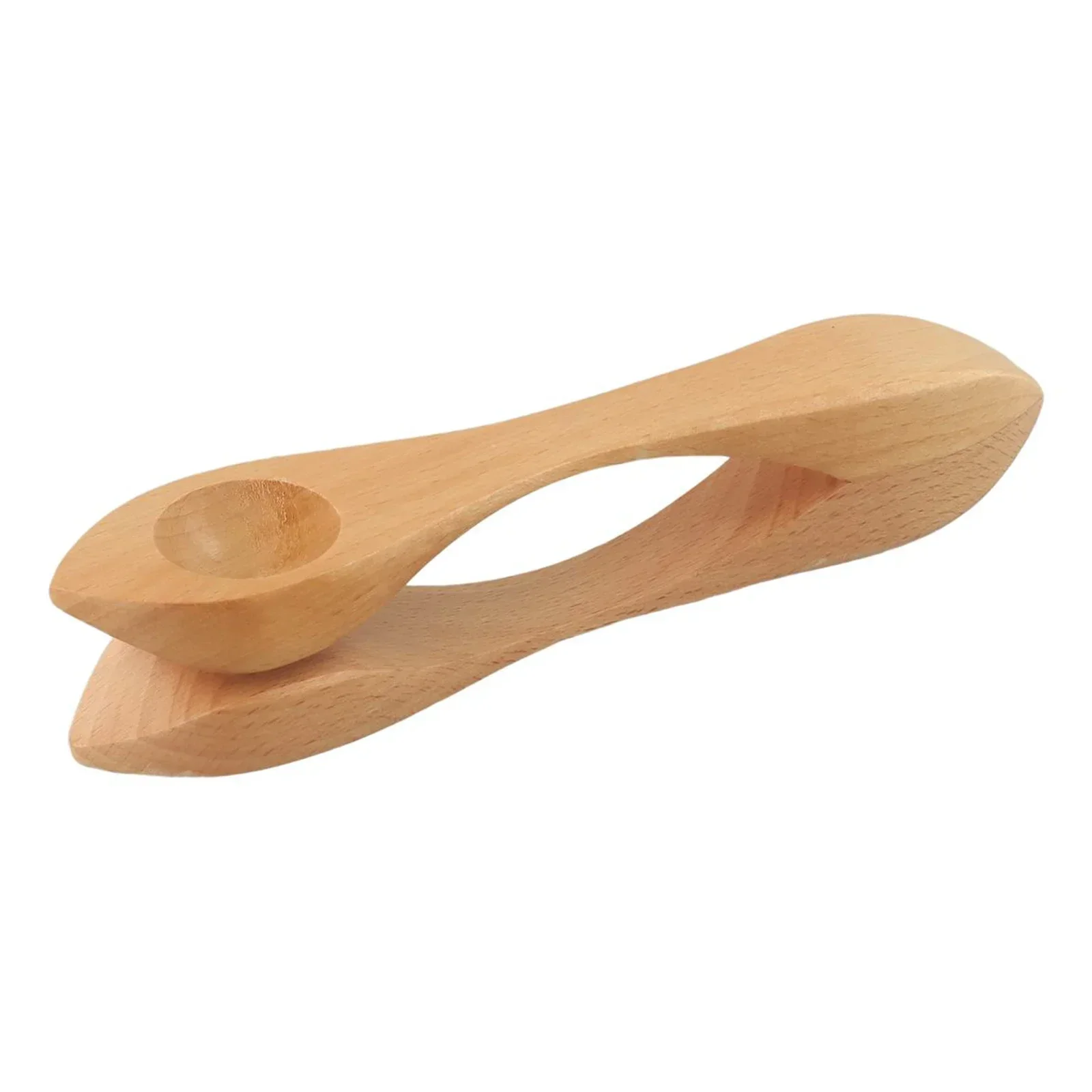 

New Wooden Musical Spoon Musical Spoon Spoon Natural Wood Color Percussion Instrument Smooth Surfaces And Edges Holiday Gifts