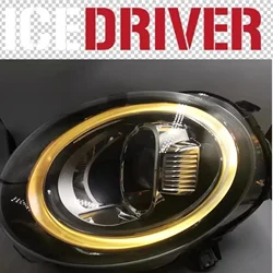 Icedriver for MINI CSL Yellow DRL LED F54 F55 F56 F57 JCW ONE COOPER S DRL RGBW LED boards daytime running lights module Amber