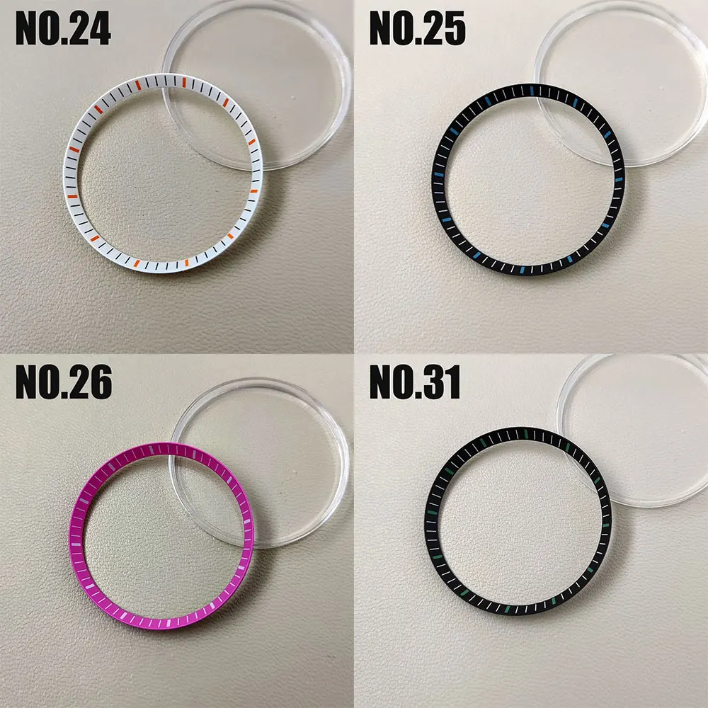 NH35 CASE 39.5mm Watch Men\'s Steel Case FIT NH35 NH36 Movement Sapphire Glass Watch Parts Case Stainless Steel Waterproof Case