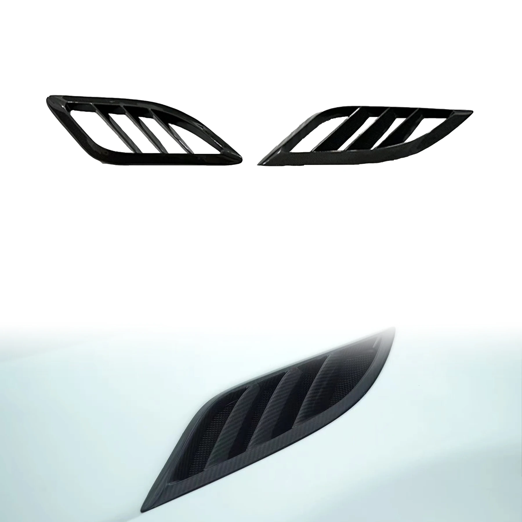 

Portofino Auto Parts N Style Dry Carbon Fiber Body Kits Automotive Accessories Engine Cover Air Inlet forFerrari Portofino