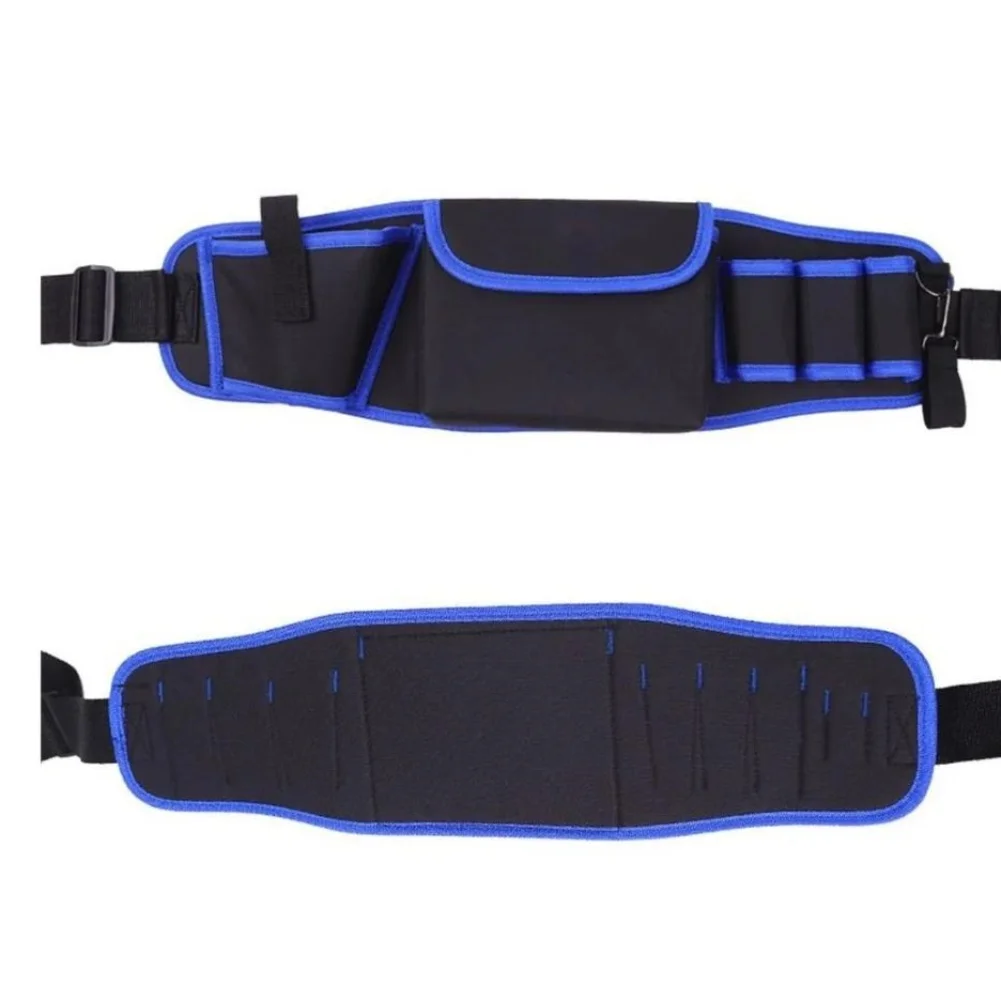 Multi-Pockets Tool Pouches Tool Waist Bag Electrician Waist Belt Bag Oxford Cloth Work Tool Bag For Screwdrivers Pliers Hardware