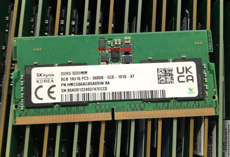 Imagem -02 - Hynix-memória Ram Original para Notebook Laptop Ddr5 8gb 1rx16 5600b Pc5 5600mhz So-dimm sk