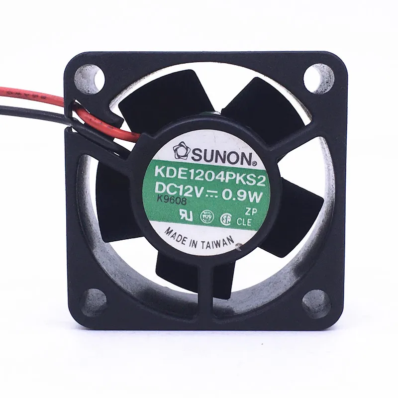 

SUNON KDE1204PKS2 DC 12V 0.9W 40x40x20mm 2-Wire Cooling Fan