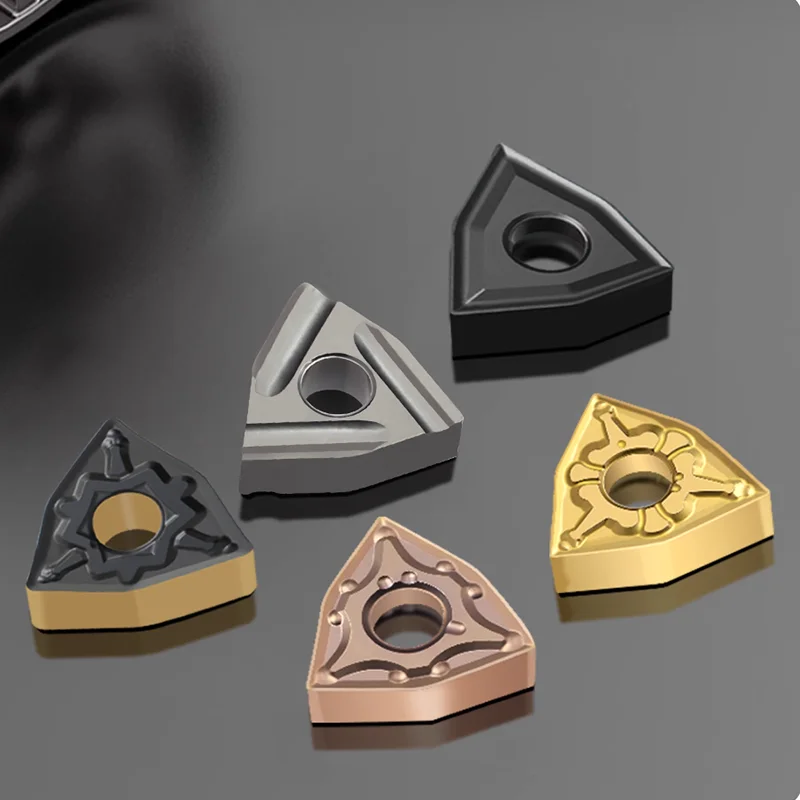

5PCS CNC Peach Shaped Outer Circular Insert Stainless Steel Special Turning Inserts WNMG 080408-MA Diamond Lathe Cutter