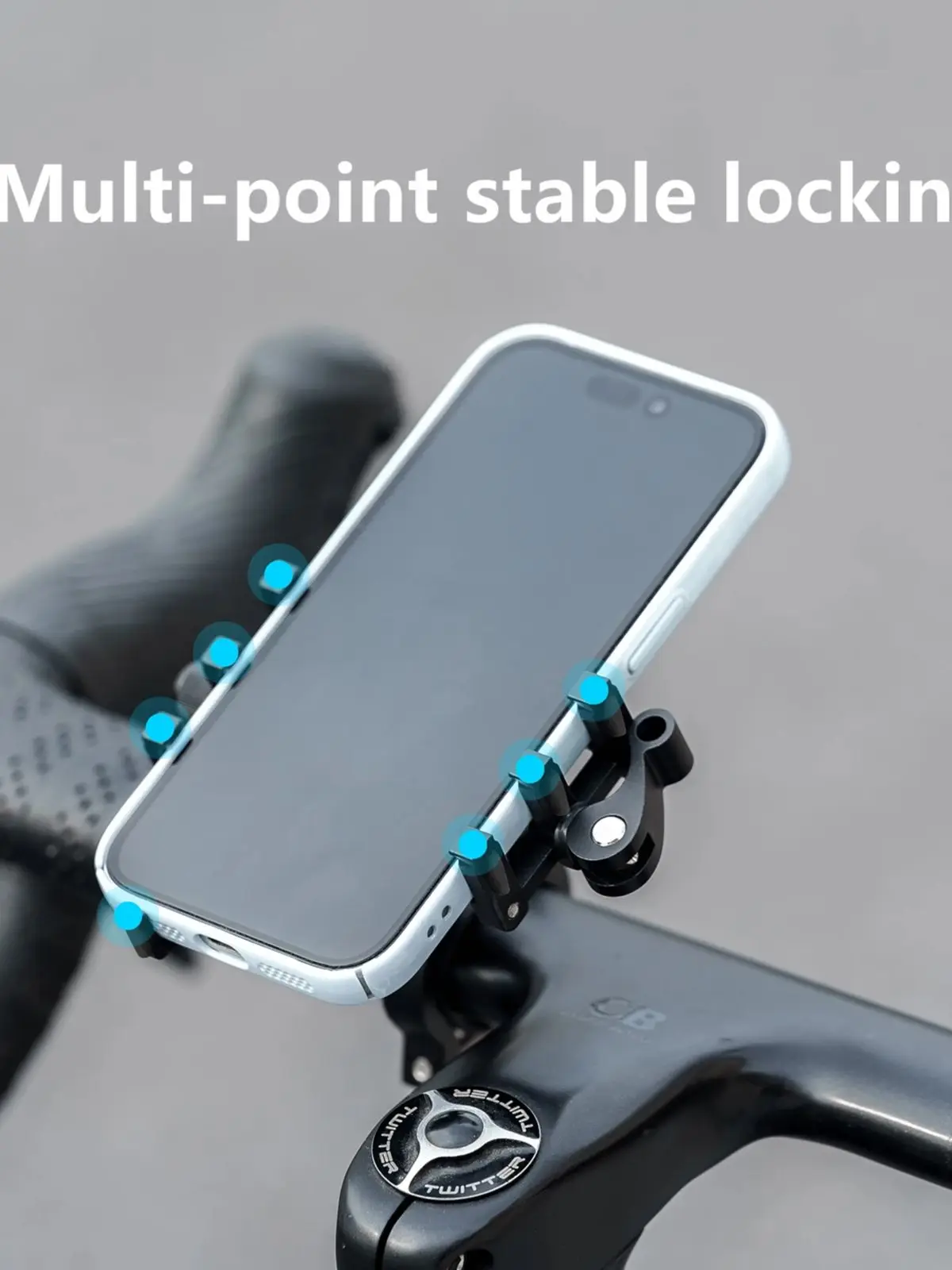 AliExpress OFFBONDAGEPhone Holder Motorcycle Electric Bicycle Smartphone CNC Aluminum Alloy Bracket Five Claws Mechanical Bike Phone Holder