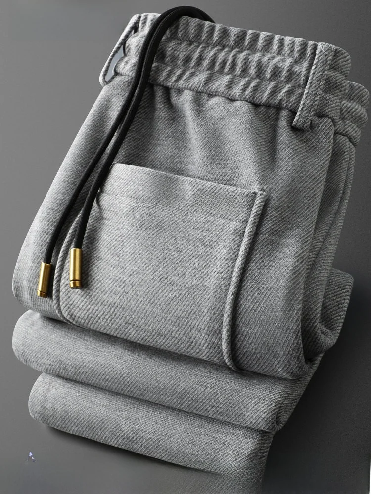 

Мужские спортивные повседневные брюки Ele Light с эластичным поясом, прямые штанины, для осени и зимы, модные, облегающие