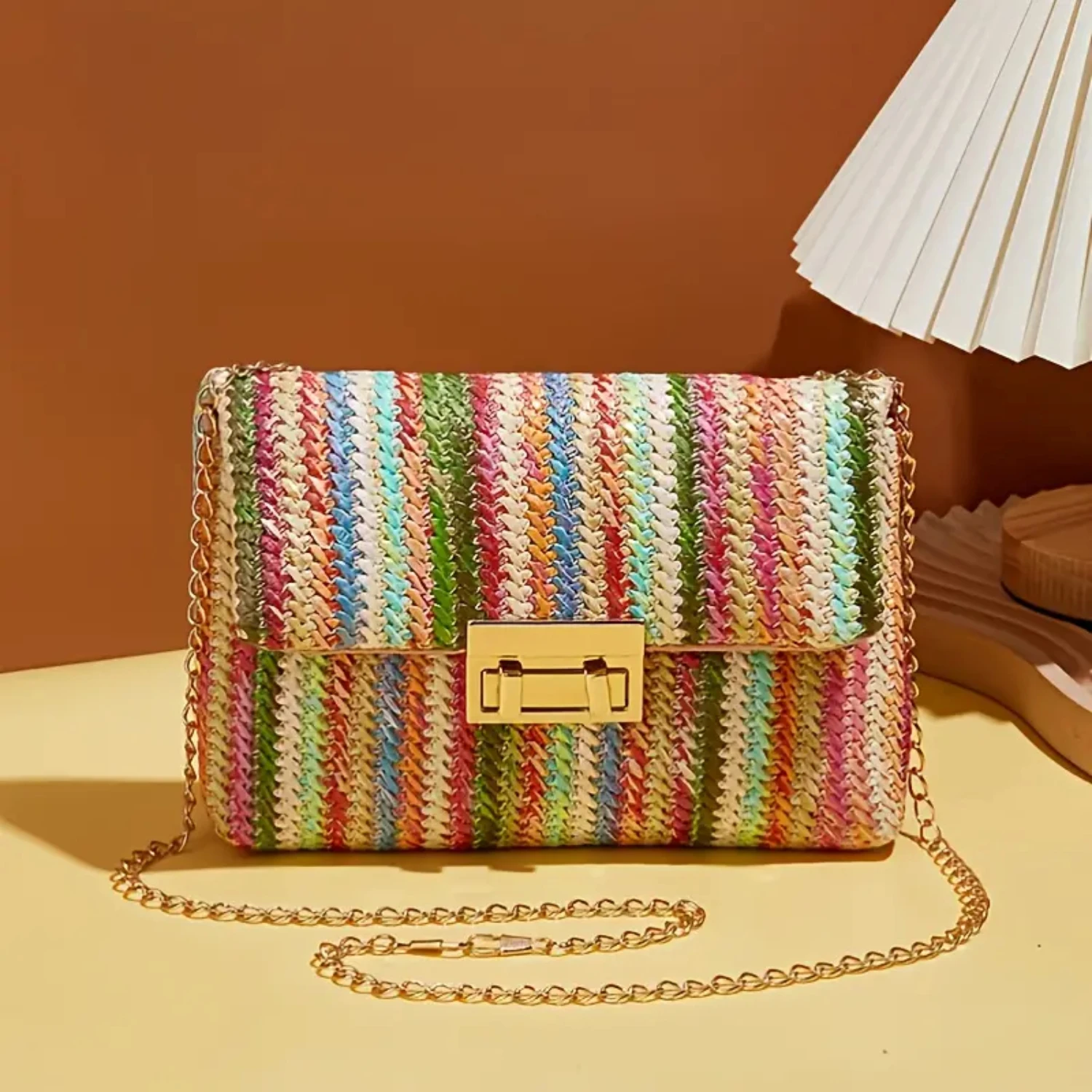 

Fashion Retro Chain Shoulder Bag, Crossbody Bag, Women's Bag, Purse Bag