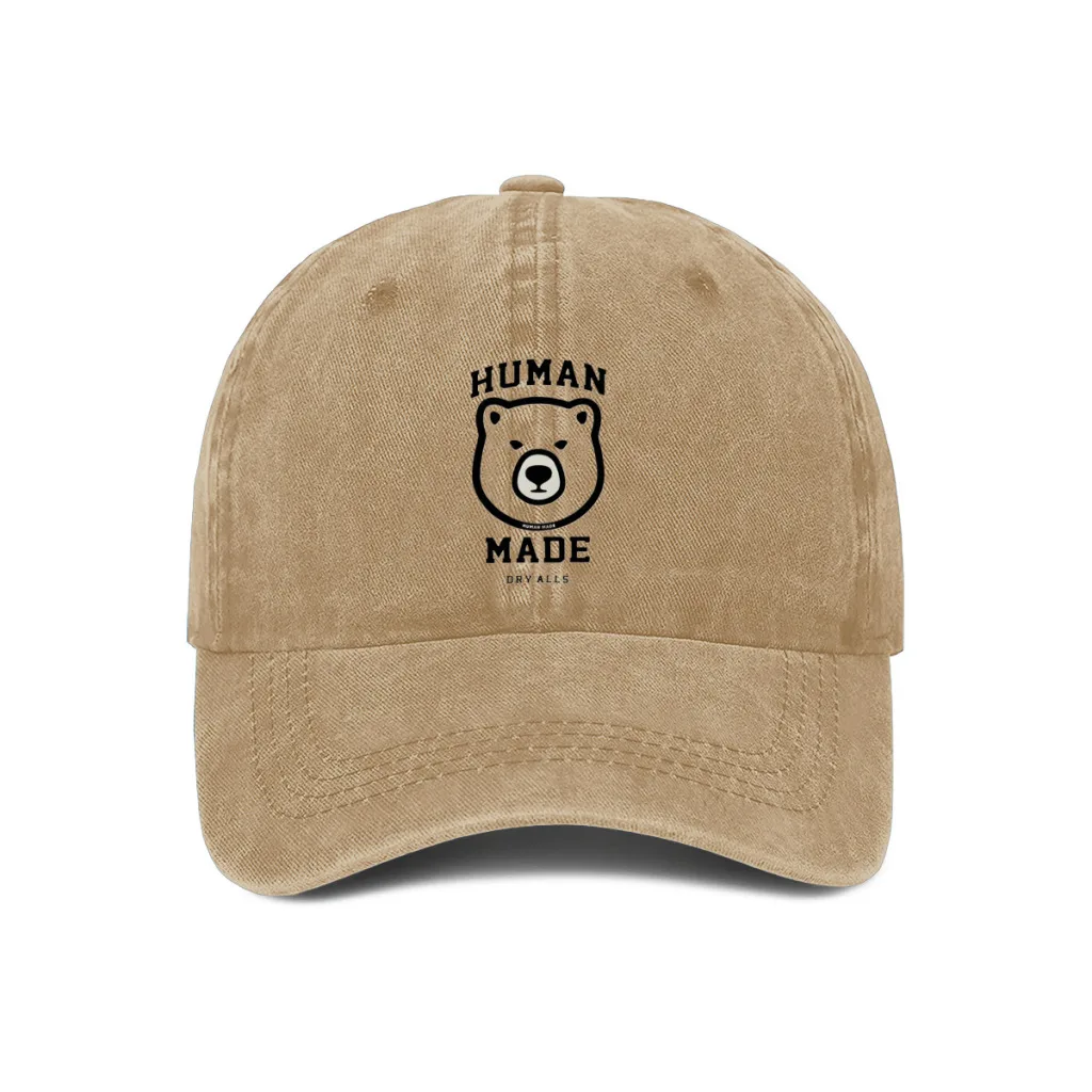 Human-Like-Made-Style Cool Baseball Cap Men Cowboy Hats Women Visor Caps