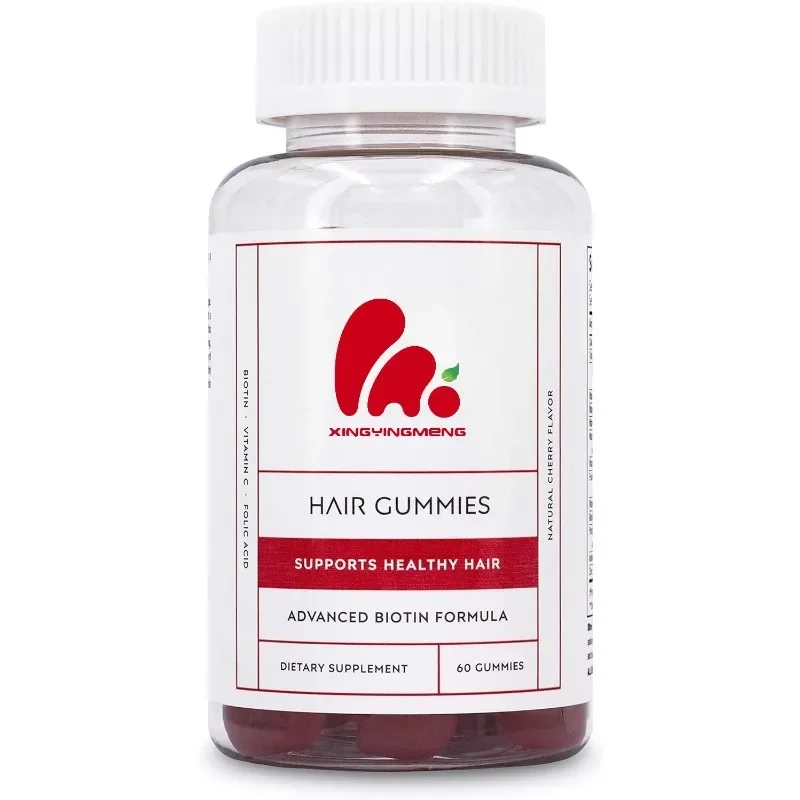 

5000mcg Biotin Gummies with Vitamins A, E & Folate – Hair, Skin & Nail Support | 60 Count