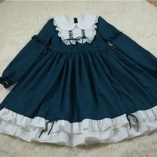 Kleid 2025, neuer Herbst und Winter, Original-Lolita-Student, süßer großer Rock, Lolita-Rock, tägliches Kleid, Vestido feminino