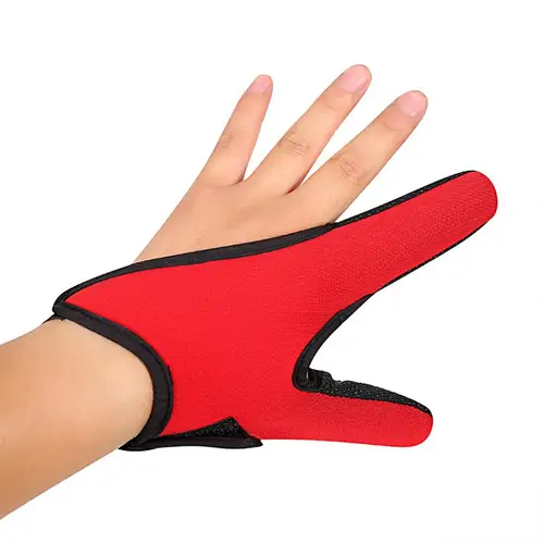 Imagen 2 del producto Guantes de pesca con 2 dedos, Protector de dedos, transpirables, antideslizantes, anticorte, accesorios para aparejos de pesca al aire libre de carpa