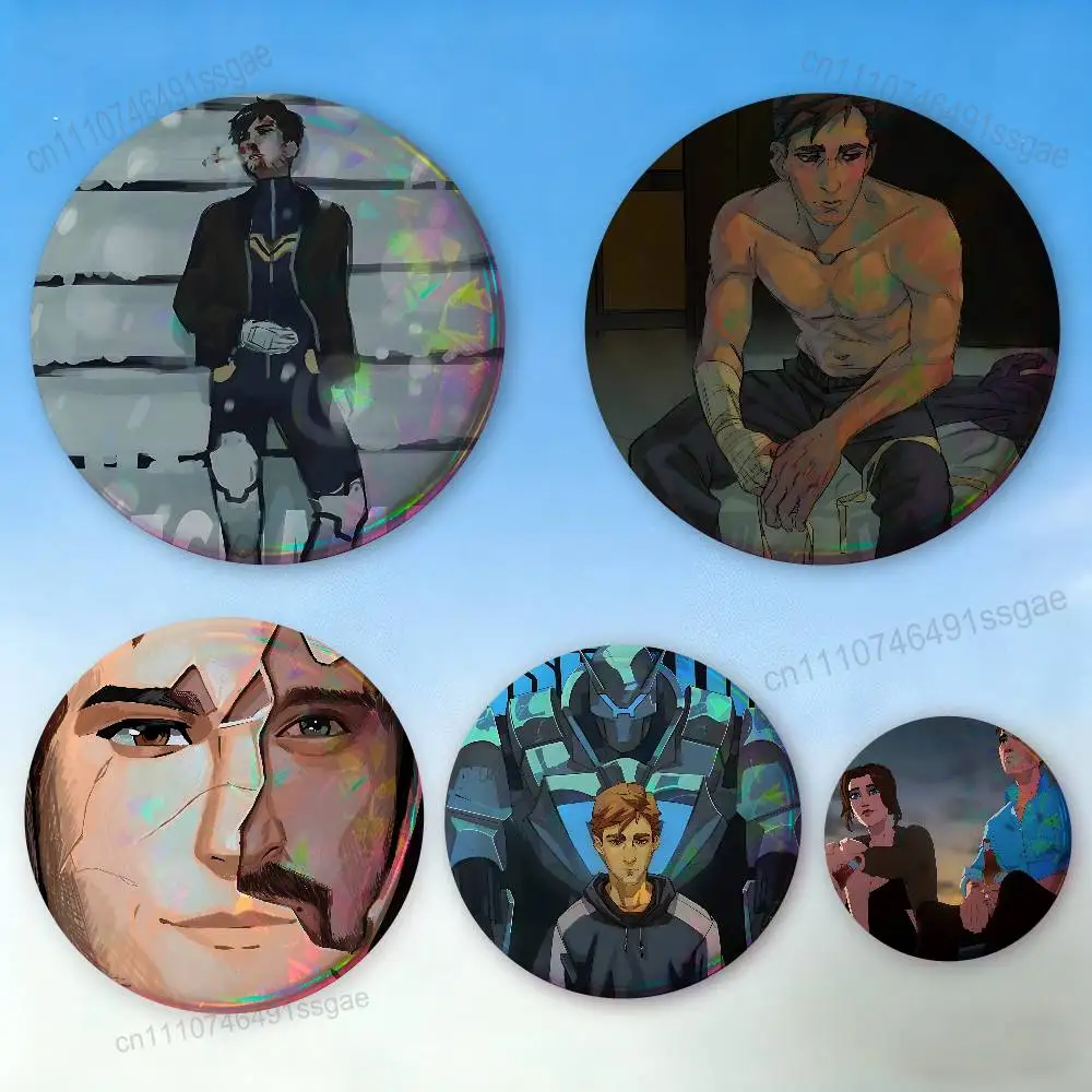 

D-Dispatch Robert Waterboy Badges,Cartoon,Art, Brooches, Pins, Tin Props, Christmas Gifts, Birthday Gifts