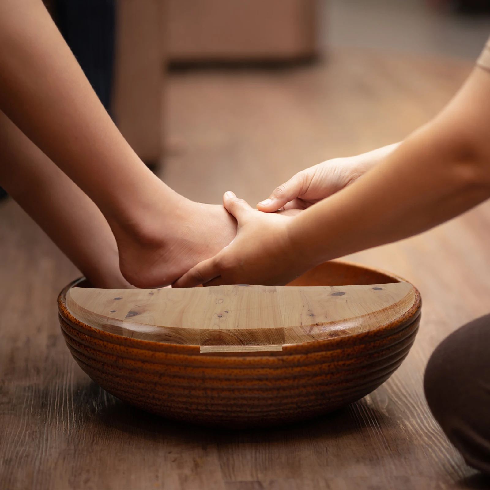 

Foot Tub Replacement Lid Wood Foot Basin Tub Lid Bucket Lid Foot Baths Tub Foot Soaking Basin Cover for Foot Bath Foot Basin Lid