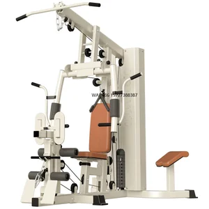 All-In-One Multi-Function Home Gym Equipment Full Training Workout Station with Weight Stack Pulley System Exercise Gear