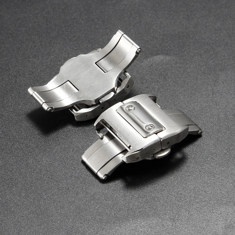 18mm 21mm Fit For Cartier Santo Blue Balloon 316L Stainless Steel Deployant Watch Buckle Fine Manufacture Watch Clasp