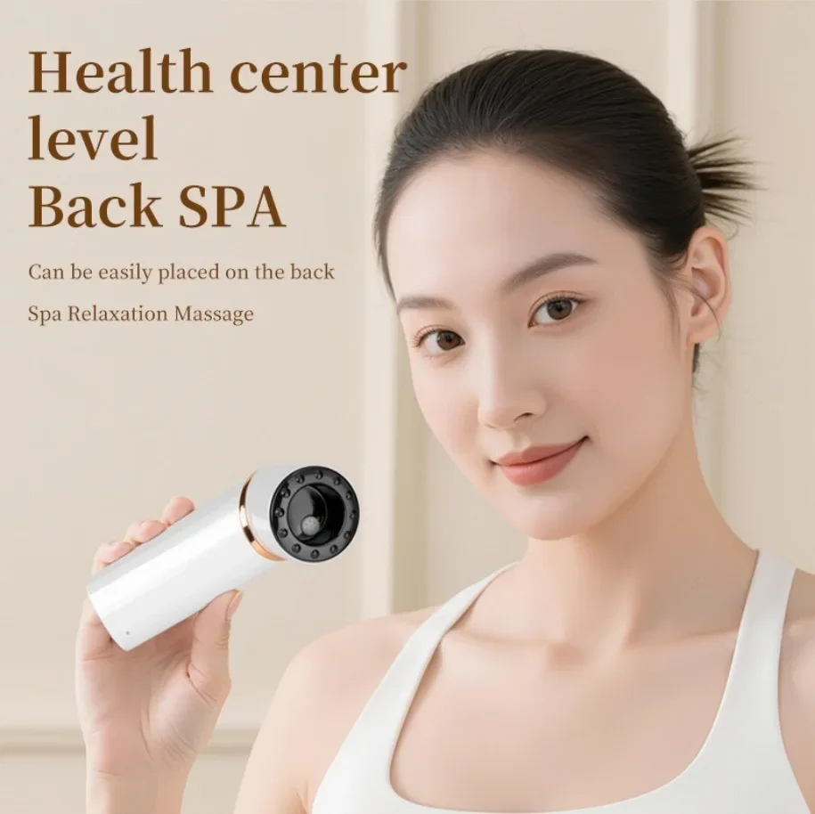 Cordless Electric Cupping Massager 9 Levels Suction with Red Light Gua Sha,6 Vacuum Cups for Back Shoulder Body Home Spa Massage