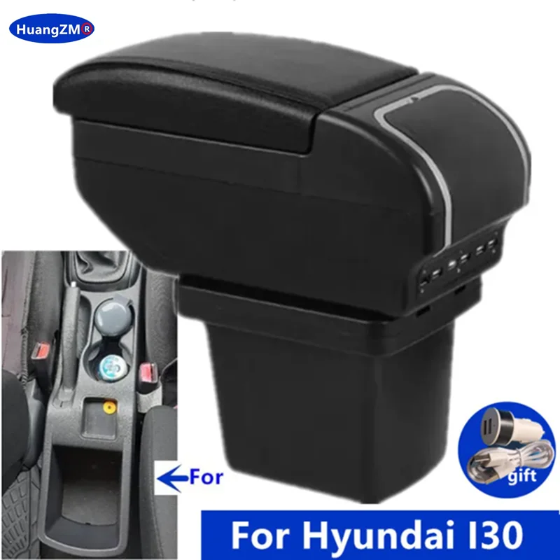 Auto Armlehne Für Hyundai I30 Armlehne Box Für Hyundai Elantra Touring I30 FD I30cw 2007-2011 Lagerung Box Nachrüstung auto Zubehör
