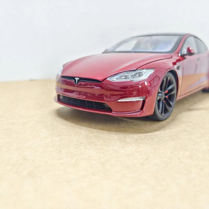 オリジナル テスラ モデルS 車両模型 純電気 1/18 合金製 フルオープン シミュレーションカーモデル 在庫あり コレクション用