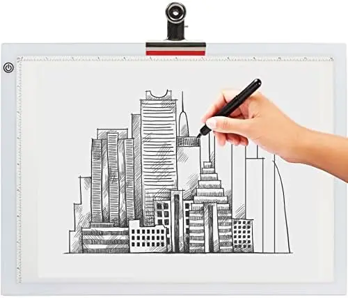 

Светодиодный световой планшет для рисования - ультратонкий, с регулируемой яркостью, портативный планшет для художественных работ и проектов Cricut