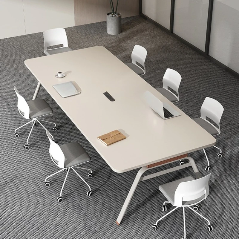 会議テーブル 長テーブル シンプル モダン 小さな受付 オフィス 商談 研修 大会議室