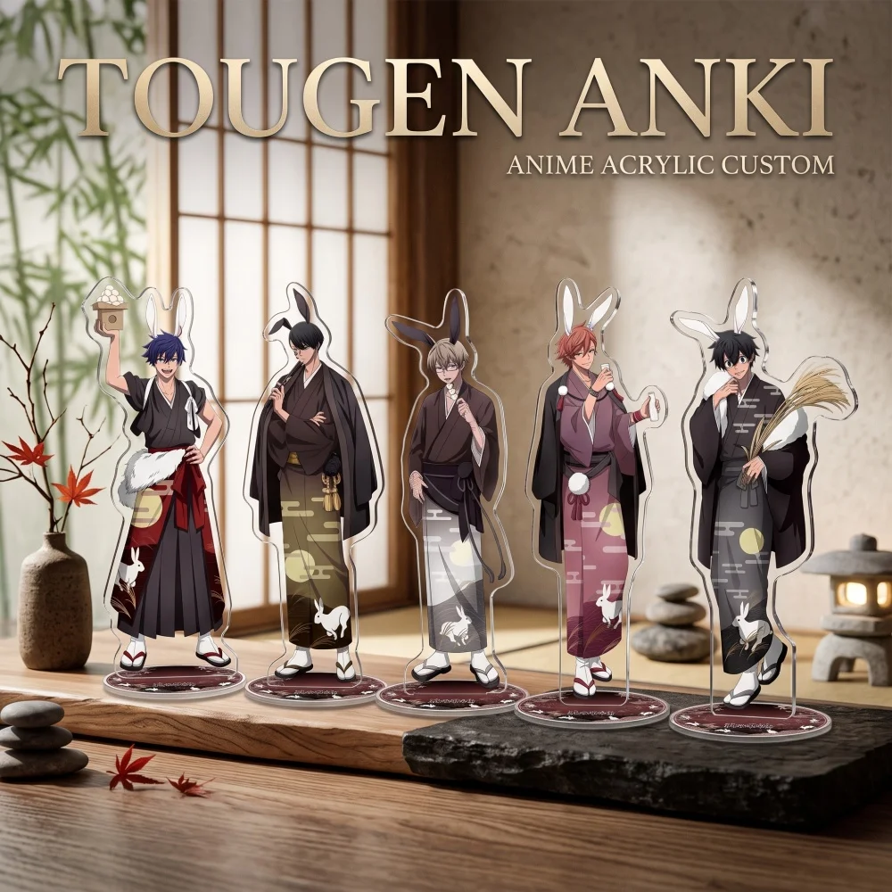Tougen Anki 2026 New Acrylic Stand Keychain Shiki Ichinose Naito Mudano Jin Kougasaki Custom Character Merch