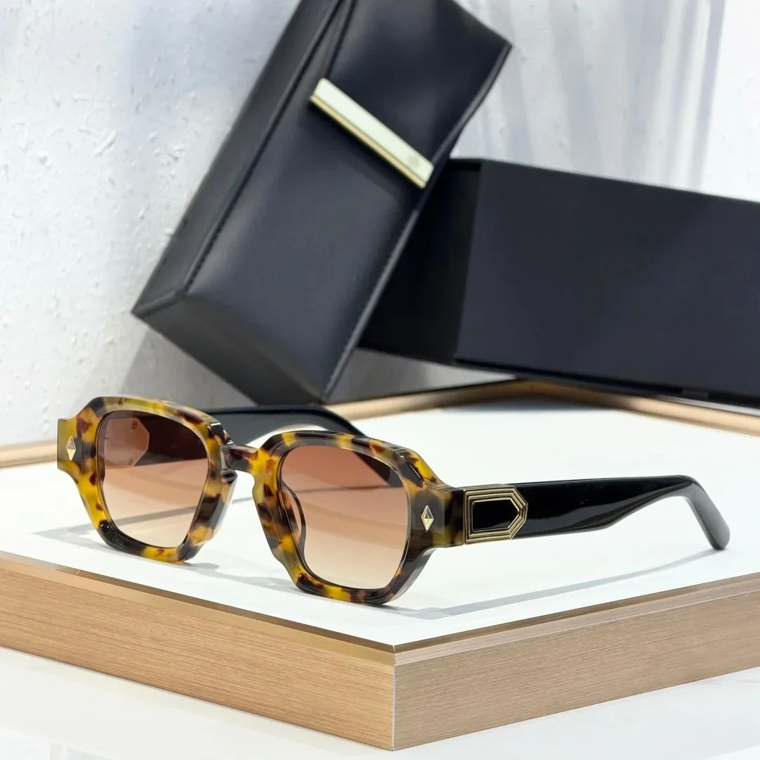 

Солнцезащитные очки JD Project 02: Модные люксовые дизайнерские очки унисекс из ацетата и титана с защитой UV400