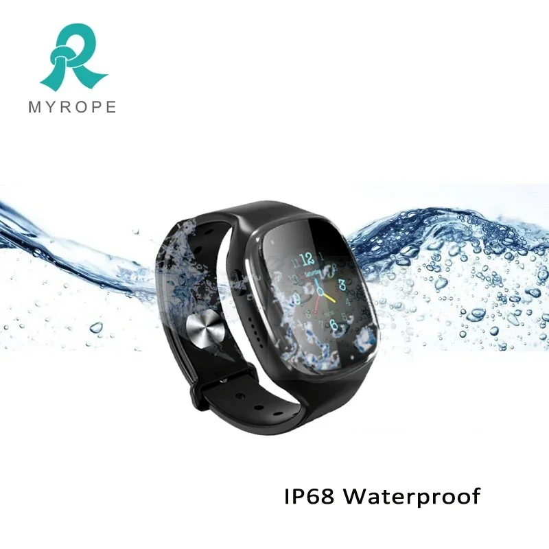Imagem -04 - Tamper Proof Gps Tracker Bracelet Ver Relógio 4g Apto para Descompressão Cuidado Idoso