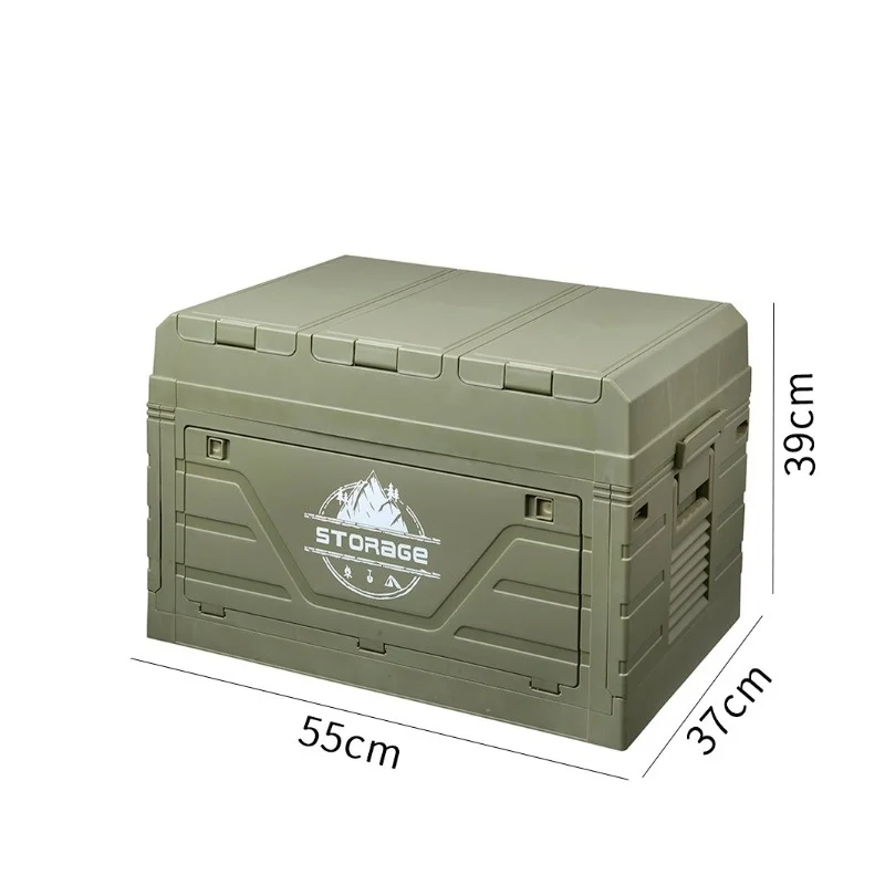 Storage Box  Caja Madera Outdoor Camping Folding Box Car Trunk Table Camping Picnic Packing Box Home Storage Storage Box