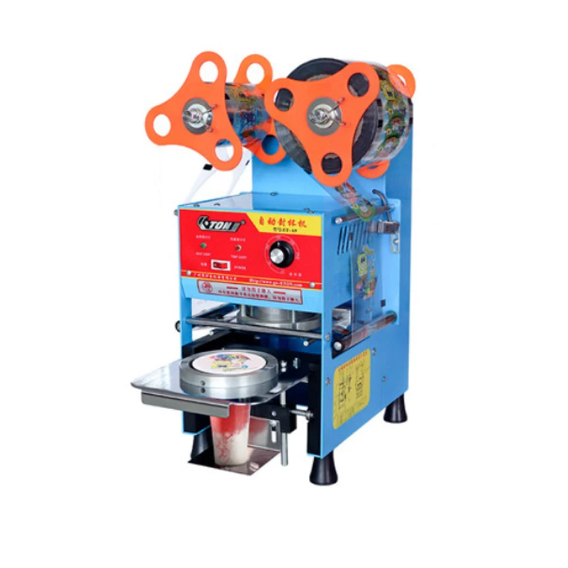 상업용 자동 씰링 기계, 밀크티 씰링 기계, 지능형 자동 프레스, 전기 유도