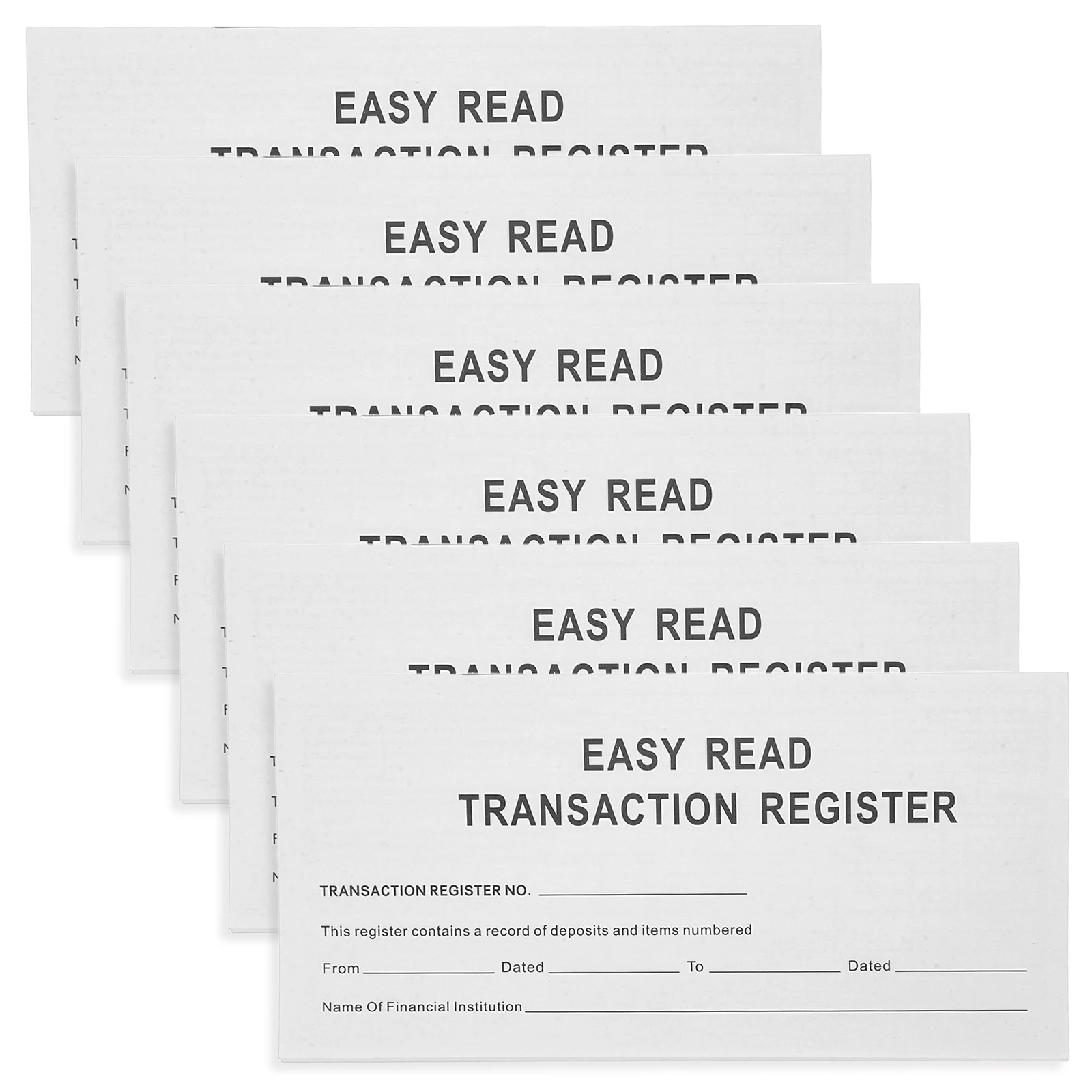 منظم دفتر الشيكات المالية مكون من 6 كتب دفتر ميزانية لتتبع نفقات المالية الشخصية وإدارة الأموال #1