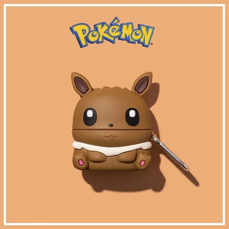 

Pokemon Airpods Pro Apple 2-го/3-го поколения, беспроводной чехол для наушников Bluetooth, милый защитный чехол, подходит для новых моделей 2024 года