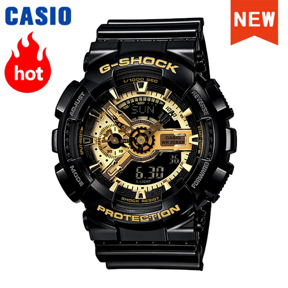 

2026 VIP Casio GA-110: модные спортивные часы в цвете дофамин, многофункциональные спортивные часы G-SHOCK для пар, модный аксессуар класса люкс