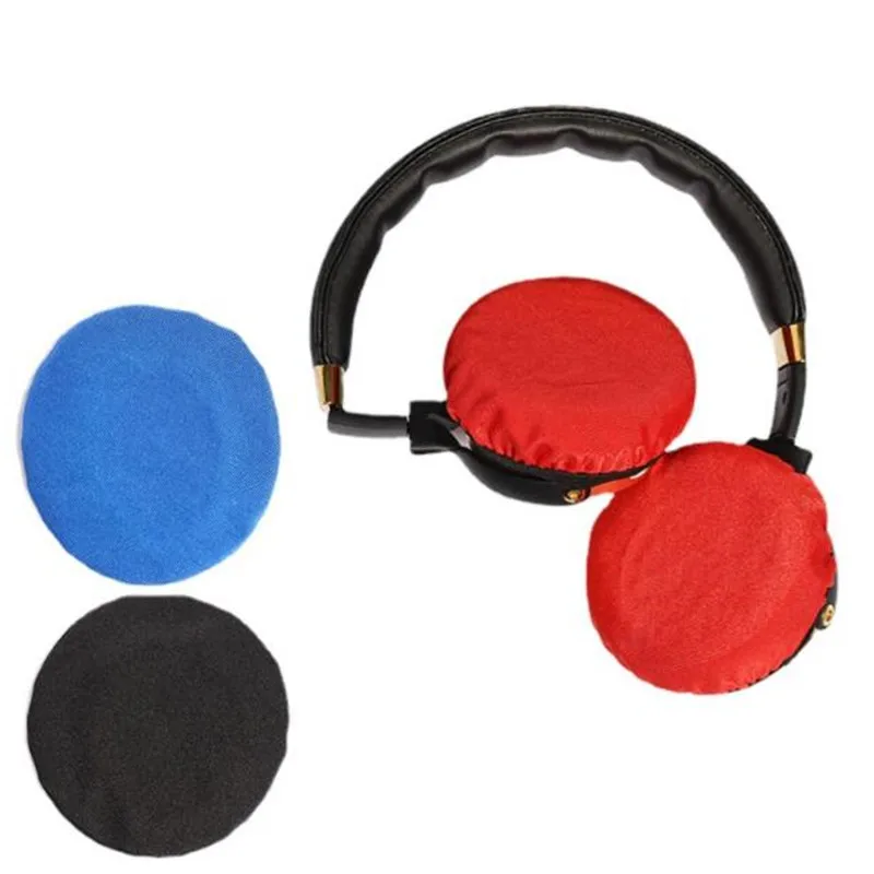 2 шт., сменные многоразовые наушники, моющиеся тканевые чашки для ушей, гарнитура, пылезащитный чехол для наушников 6-11 см, прочный