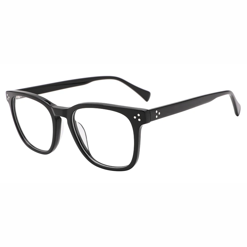 

Kirka Men's sheet optical glasses frame large frame rectangle adult glasses prescription myopia glasses frame black WD1509P