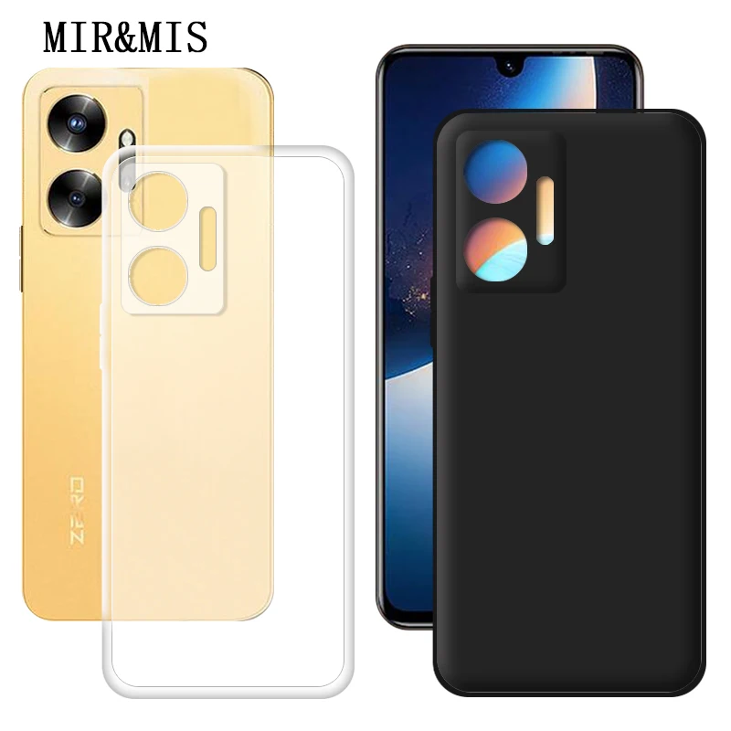 Clear And Black Phone Case For Infinix Zero Ultra 5G Zero 20 Zero X X Pro Hot 20i Smart 5 6 6 Plus 6 HD Silicone Soft Cover