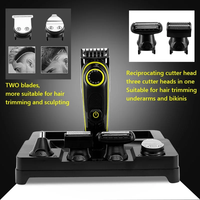 All-in-one Men's Hair Trimmer Electric Clipper Beard Grooming Machine