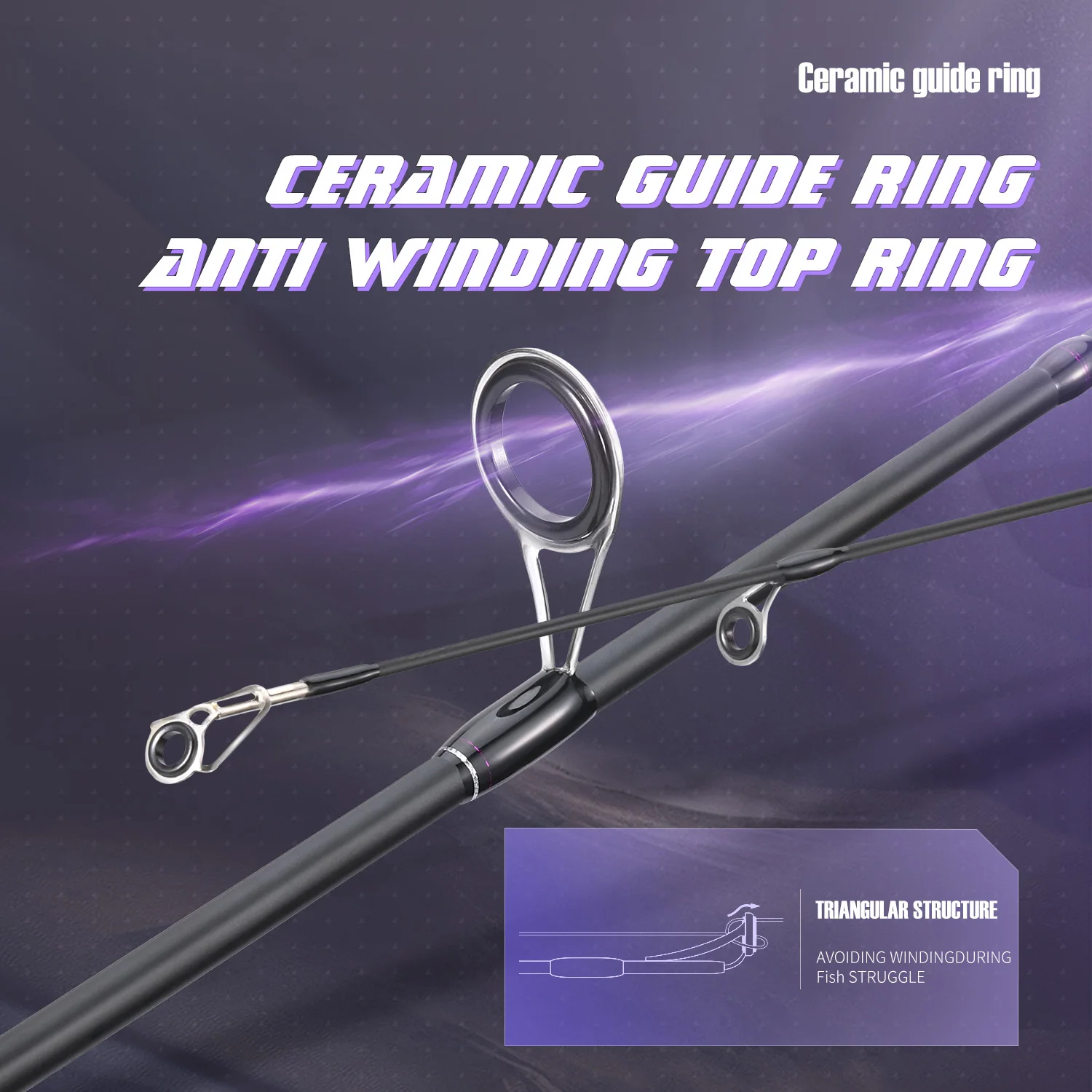 Sougayilang Combo caña y carrete – Aluminio CNC resistente agua dulce - imagen 3