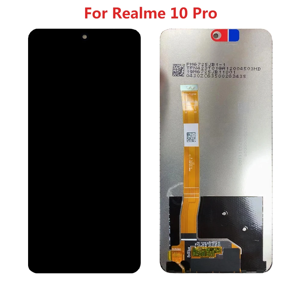 

6.72" For Realme 10 Pro LCD Screen RMX3660 RMX3663 RMX3661 LCD Display Touch Screen Digitizer Assembly Replacement Parts