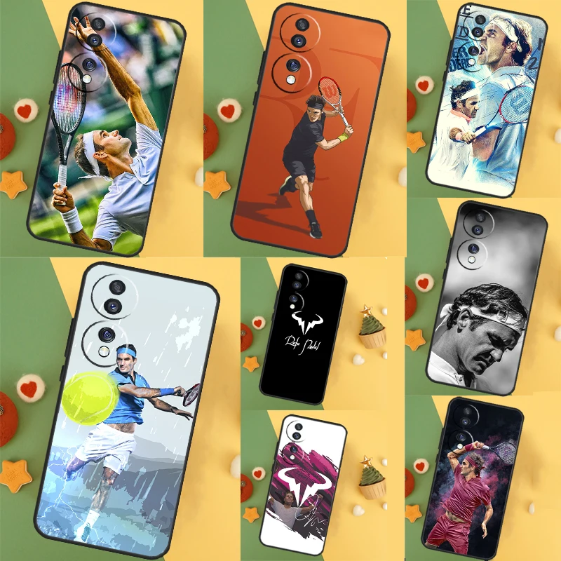  Tennis Roger Federer RF Case For Honor X8b X9b X8a X9a X7a X6a X7 X8 X9 Honor 70 50 10 90 Lite Magic 6 5 Pro Cover