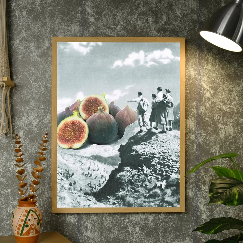 خمر قماش جدار الفن طبيعة المشهد التصوير يطبع صور ديكور المنزل الهدايا #4