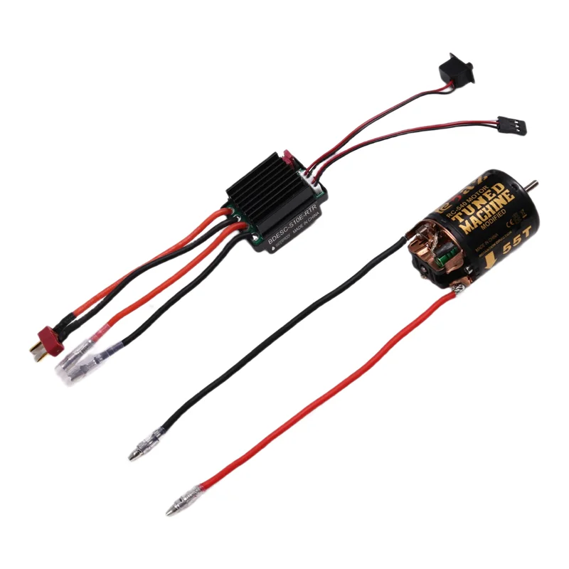 

BAAE 540 Матовый двигатель ESC Комбинированный набор управления скоростью Climb Drift Racing для 1/10 RC Cralwer/лодки