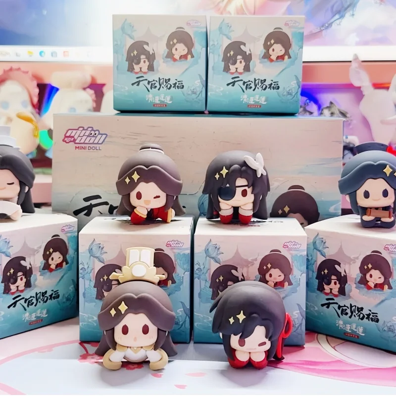 

Original Minidoll Tian Guan Ci Fu Blind Box Figure Tgcf Hua Cheng Xie Lian Kawaii Fingertip Magnetic Sticker Tgcf Ornament Toys