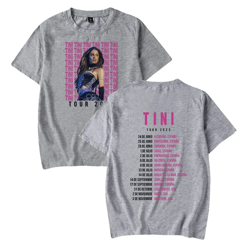 Tini Tour 2023 T-shirt Tini Stoessel Merch Unisex Crewneck Short Sleeve Tee Men Women T-shirt Fashion Clothes