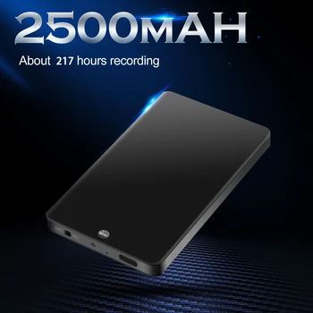 V66 Professional Rechargeable Portable Digital Voice Recorder One Button Opearation Internal Memory 64GB 128G Dictaphone