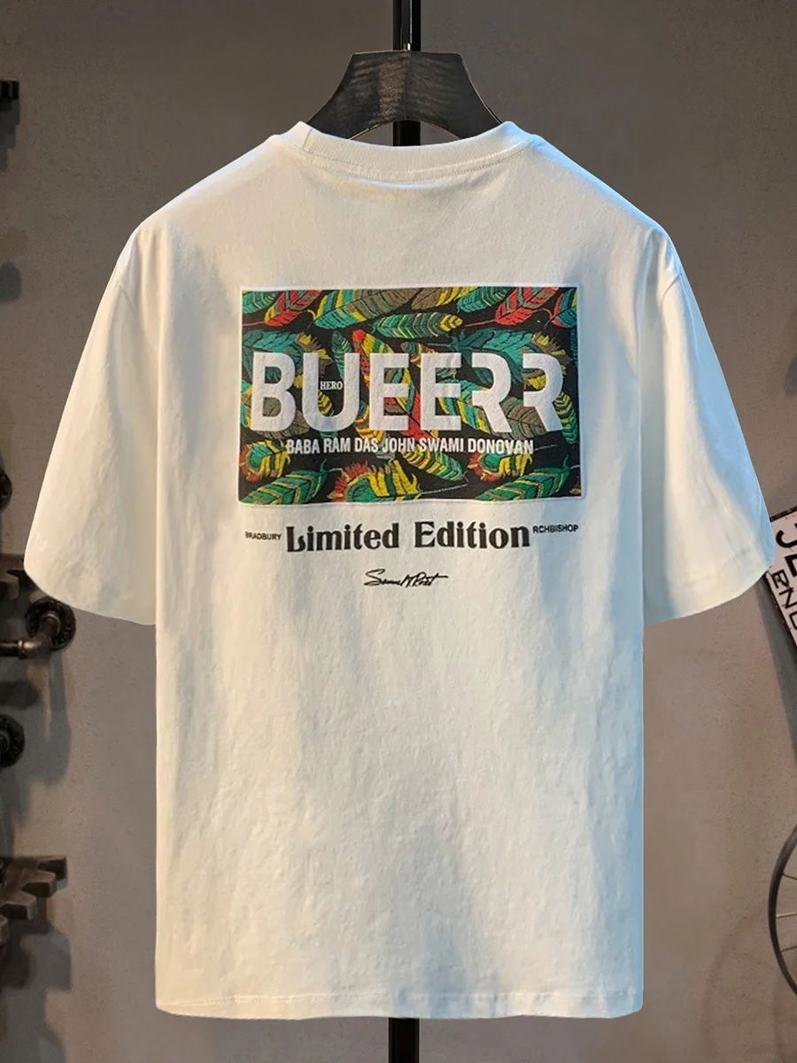 

Faionable Printed T-irt Men's Sli Versatile f Sve Summer Thin Comfortable Breathable American Casual ort Sve